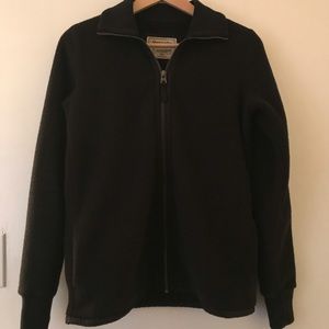 Black Abercrombie & Fitch Zip Up Fleece